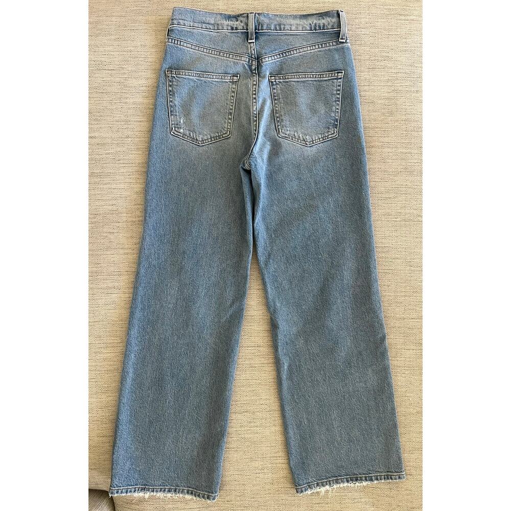 AYR The Secret Sauce Jeans Heirloom Wash 26S Relaxed Straight Leg Light Blue - Picture 4 of 8